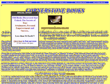 Tablet Screenshot of cornerstonebooks.net